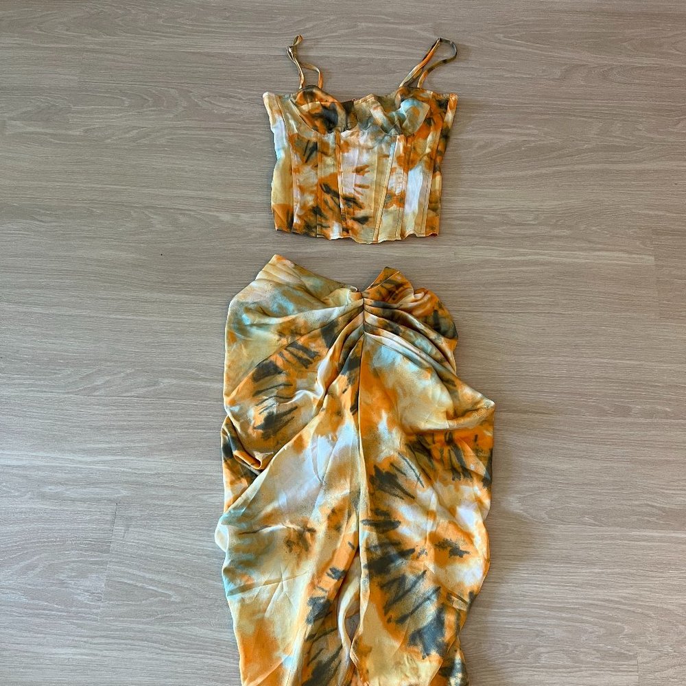 PrettyLittleThing Matching Skirt Set, Top US 6, Bottom US 4